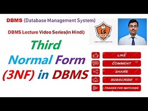 Third normal form in DBMS | 3NF in DBMS | Normal forms in Normalization | Types of Normal forms