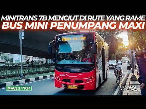Koridor 7B Rute Padat Tapi Bus Menciut, Penumpang Membludak!