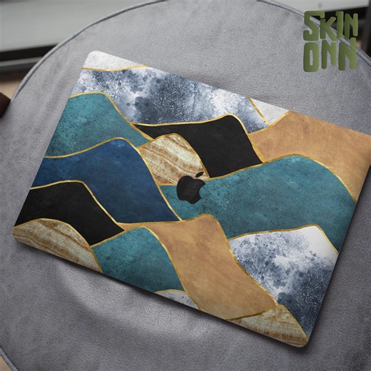 Marble MacBook Pro Skin | Abstract Vinyl Laptop Decal - Etsy