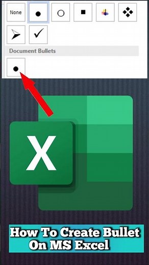 how to use bullets in excel | how to use bullet points in excel #shorts ‪@PCMobileOfficial‬