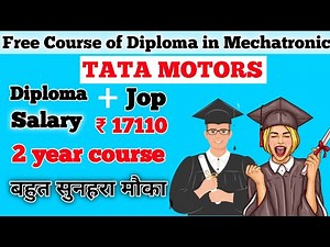 Free Course of Diploma in Mechatronic || TATA MOTORS. || #tatamotors