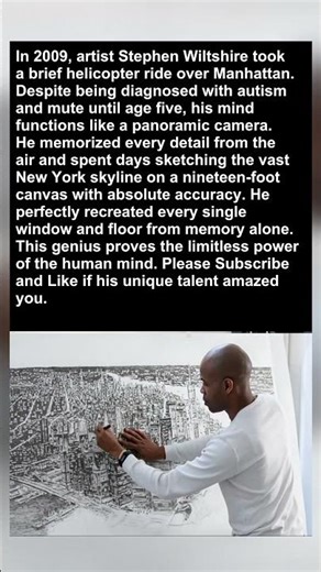 The Man Who Drew New York From Memory 🎨🏙️