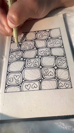 Zentangle Art 🤍 | Patterns that calm the mind #shorts #ytshorts #artshorts #viralshorts