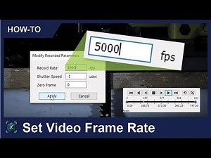 Set the Frame Rate of Your Video | ProAnalyst How-To