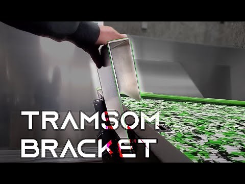 Transom reinforcing Bracket.