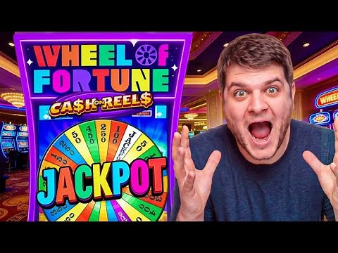 I Hit a Bonus on the BRAND NEW Wheel of Fortune Slot!