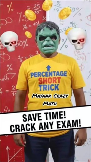 Percentage Math short Trick You Can king👑 on Math☠️🚀#shorts