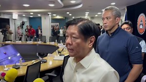 WATCH: In a media interview, President Bongbong Marcos says assets will be redistributed to areas that will be hit by tropical cyclones Ofel and Pepito. He says local executives must also be informed about the areas that will be hit by a possible storm surge. | Ruth Abbey Carlos | Philippine News Agency