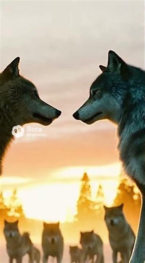 Several Vampires Attack a Pack of Wolves