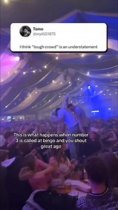 Safe to say the crowd wasn’t feeling it 😭 VC: @aaronbamford05 | MIPT