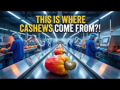 Inside the Modern Cashew Factory – Full Process How Luxury Cashews Are Made