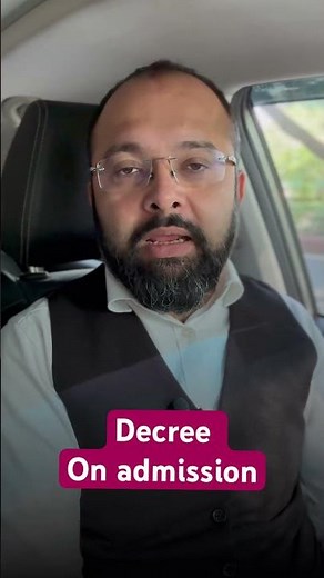 Decree on admission order 12 rule 6 cpc