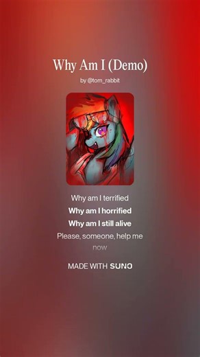 Why Am I (Demo) #ai #mlp #song #creepypasta #rainbowdash #rainbowfactory