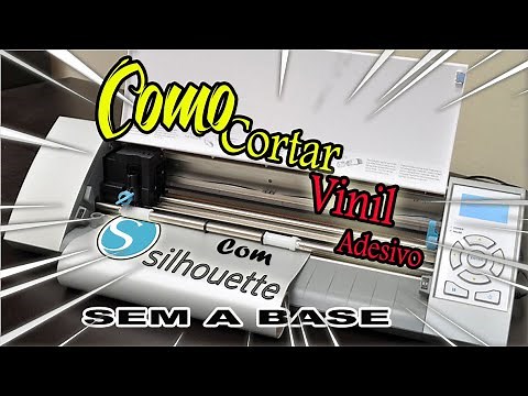 SILHOUETTE CAMEO - Como Cortar Vinil Adesivo Sem A Base. DICAS E CONFIGURAÇÃO.