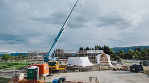1.2K views · 12 reactions | What better way to watch the construction of the Luggate Memorial Centre than with a timelapse?  Following the removal of the temporary hall back in October, the team was able to start the construction of the new building. You can check out their progress via this 4 minute video below. For more information about the project, check out: https://www.qldc.govt.nz/your-council/major-projects/luggate-memorial-centre | Queenstown Lakes District Council | Facebook