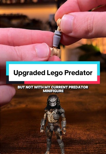 Predator VS Predators showing soon on a private island near you Upgraded Lego Predator Yautja (1987) #lego #thepredator