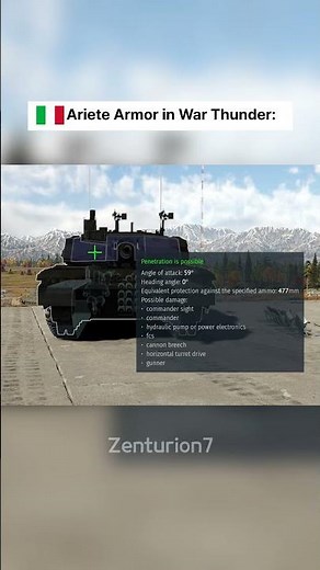 Ariete Armor in War Thunder... #warthunder