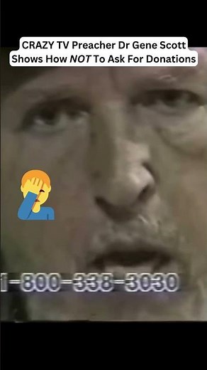 CRAZY TV Preacher Dr Gene Scott Shows How NOT To Ask For Donations 🤦‍♂️ #shorts #god #religion