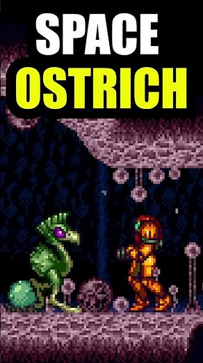 Samus meets a Space Ostrich and learns SHINE SPARK - BLIND Super Metroid SNES Playthrough