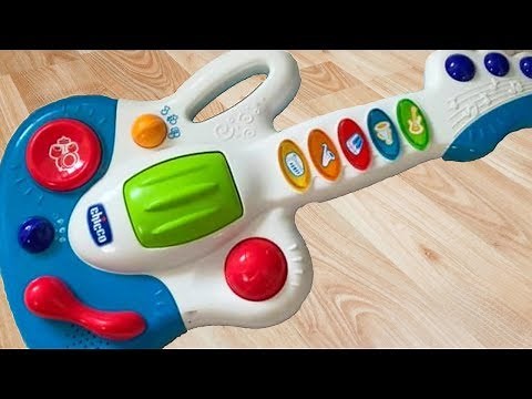 Chicco Baby Star Guitar musical toy review video