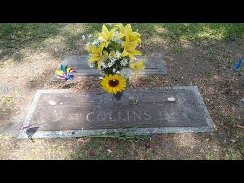 ALLEN COLLINS and KATHY JOHNS COLLINS - Spend a Few Moments At Their Grave Site - 9 May 2023