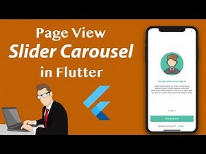 Page Slider Carousel in Flutter | PageView Builder | Flutter UI Tutorial