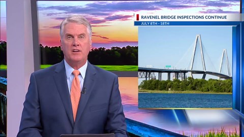 Ravenel Bridge inspections to continue July 8-18