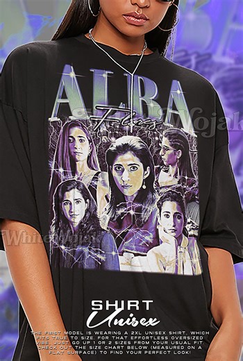Alba Flores Shirt, 90s Vintage Retro Bootleg Alba Flores T-shirt, Spanish Actress Graphic Tee, TV Drama Star Aesthetic Fan Shirt - Etsy