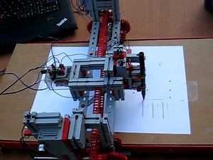 Yet another XY plotter - in Fischertechnik