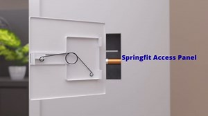 Watts 8 X 8 Inch Spring Fit Access Panel Polystyrene Wall Hole Cover for Drywall