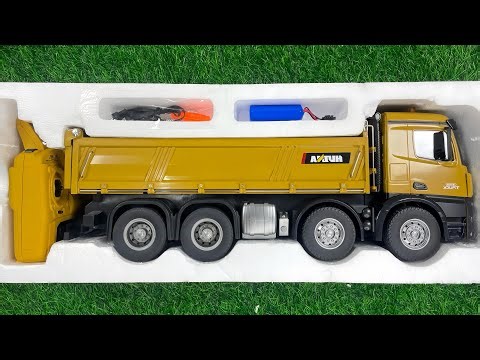Unboxing Rc Dump Truck Huina 1536 Cuma 1 Jutaan ! Sudah Full Propo