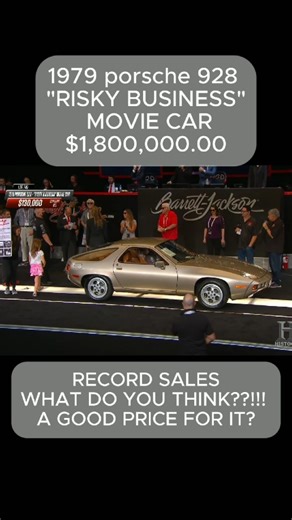 1979 Porsche 928 from 'Risky Business' Auction