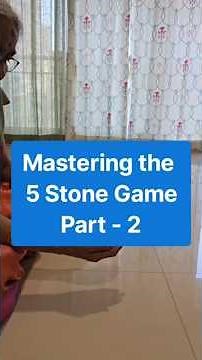 How to play 5 stone games by Indian Grandma #gong-gi #squidgame #ancientgames #RollTheDice #games