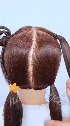 Simple tutorial for styling Girls' hair || Tutorial simpel menata rambut anak perempuan #foryou #fyp #beautytutorials #hairstylestutorials #childreenhairstyle #viral #hairstylesforkids #reelsà | Septii Borneng