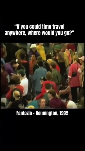 No phones, just vibes 👏 Where would you go? #dnb #drumandbass #rave #90srave #nostalgia #jungle