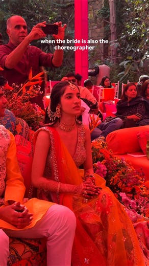 When the bride is also the choreographer 😂❤️ #wedding #choreographer