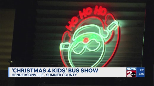 'Christmas 4 Kids' bus show in Hendersonville