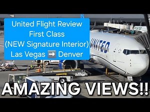 United First Class Review: 737-8 with NEW Safran Z600 Seats!
