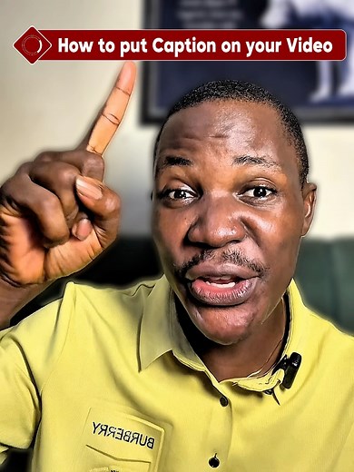 61K views · 2.2K reactions | How to put caption over your videos tutorial | Tunde's Diary | Facebook