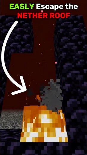 Easily escape the NETHER ROOF with this hack!