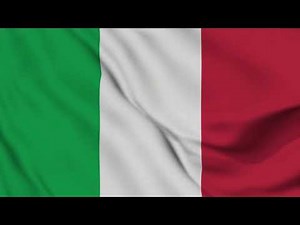 Italy Flag Waving 4K | Italian National Flag Animation