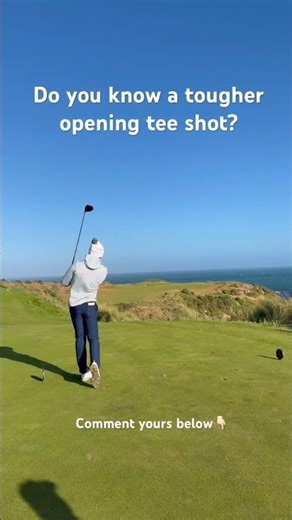 What course gives you first tee nerves? #golf #golfcourse #pressure #golfswing #golfer
