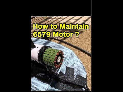 How to Maintain Maytech 6579 Outrunner Waterproof Motor After Everytime Use ?