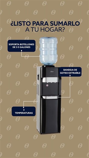 💧DISPENSADOR DE AGUA OSTER