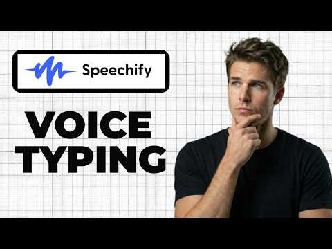 How To Use Voice Typing Dictation In Speechify (Full Guide)