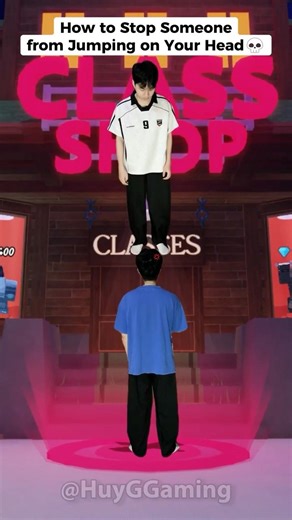 How to Stop Someone from Jumping on Your Head But...💀 #HuyG #roblox #99nightintheforest