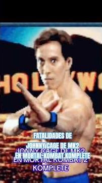 FATALIDADES DE JOHNNY CAGE DE MK2 EN MORTAL KOMBAT KOMPLETE #johnnycage #mortalkombat #mk2