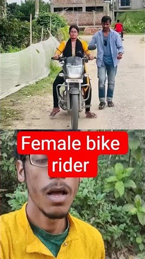 Female bike ridering.#shorts #bikerider #chotaalivlogs #shortsfeed #reelsindia #reelschallange