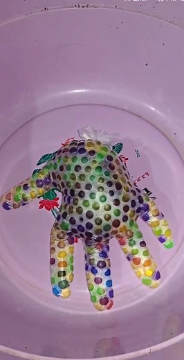 Colorful Polka-Dotted Glove Interaction Video