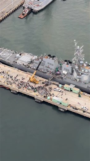 5.8K views · 1.9K reactions |  WELCOME BACK, SAN DIEGO  The USS Fitzgerald has returned home, pulling into San Diego Harbor with a powerful welcome from the community. A proud moment for the city, the Navy, and the sailors who serve. San Diego truly is America’s Finest Military Town ⚓️  @malikearnest #SanDiego #USNavy #USSFitzgerald #SanDiegoHarbor #MilitaryHomecoming | The Best of San Diego | Facebook